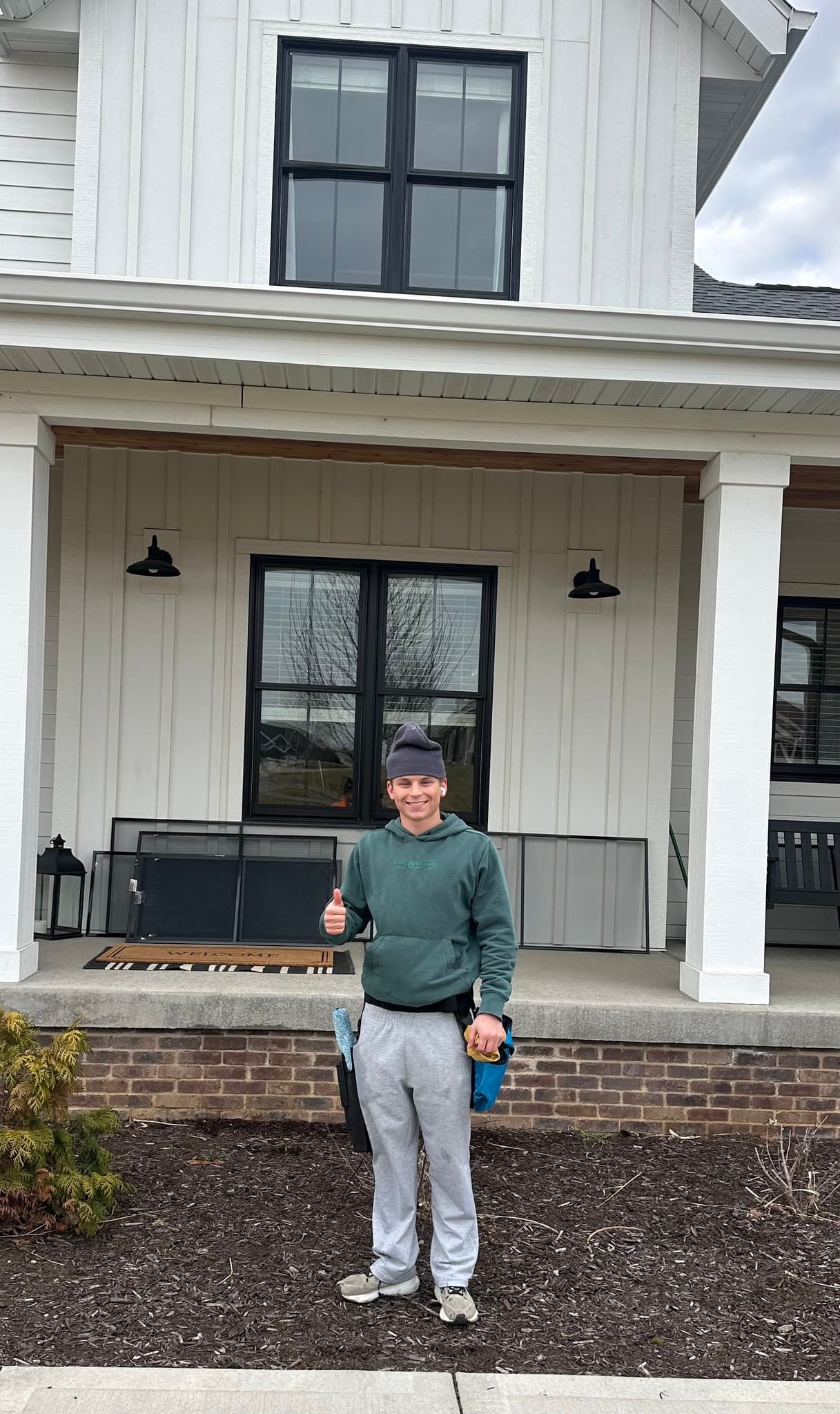 Tony Genco, owner of Pure View Window Cleaning in Sun Prairie, WI
