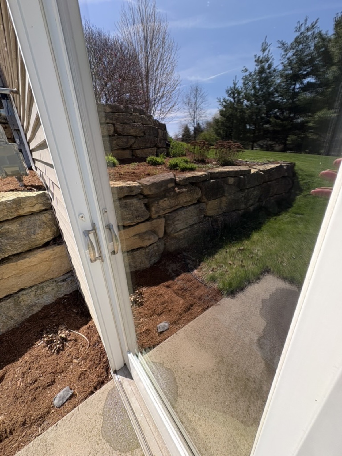 Patio door, after Pure View Window Cleaning in Sun Prairie WI